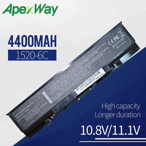 4400mah battery for dell Inspiron 1520 1521 1720 1721 530s Vostro 1500 1700 NR222 TM980 UW280 FK890 FP282 GK479 GR995 KG479 ► Photo 1/5