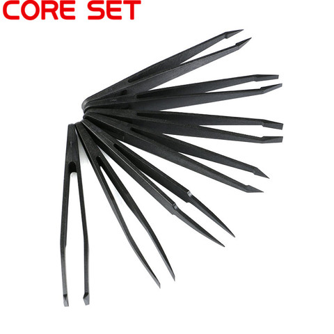 New 7Pcs/set Anti-Static Tweezers Maintenance Tools Anti-Magnetic Tool Set Kit Plastic SMD E93301/2/3/5/6/7/8 ESD ► Photo 1/1
