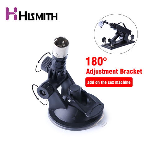 HISMITH Suction Cup Dildo Holder Multi-functional Sex Machine Attachment Multi Angle Adjustment Fixed Bracket Sex Toys For Women ► Photo 1/6