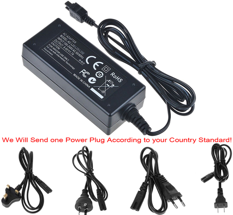 AC Power Adapter Charger for Sony DCR-SR30, DCR-SR32, DCR-SR33, DCR-SR35, DCR-SR36, DCR-SR37, DCR-SR38 Handycam Camcorder ► Photo 1/6