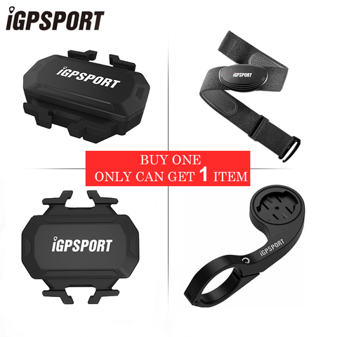 IGPSPORT Bike Speed Cadence Sensor IPX7 Heart Rate Monitoring Out Front Holder Bicycle ANT+ Computer Accessories Sensor C61 HR40 ► Photo 1/6