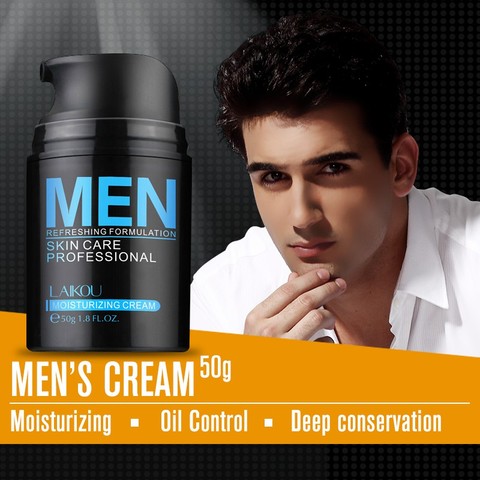 LAIKOU Hyaluronic Acid Face Cream Oil-control Men Lift Anti-Wrinkle Firming Shrink Pores Acne Day Cream Moisturizing Whitening ► Photo 1/6