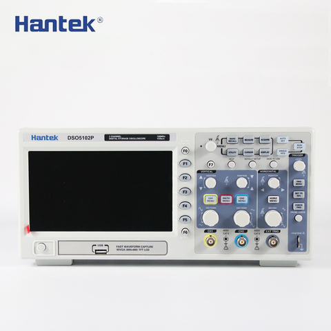 Digital Oscilloscope Hantek DSO5102P Portable 100MHz 2Channels 1GSa/s Record Length 40K USB Osciloscopio Handheld Oscilloscopes ► Photo 1/6