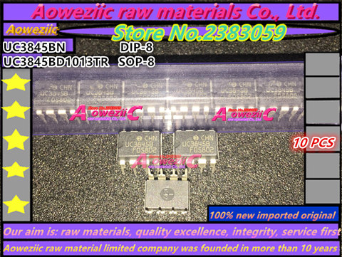 Aoweziic 2022+ 100%new imported original UC3845BN UC3845B DIP-8 UC3845BD1013TR 3845B SOP-8 Switching power chip UC3845 ► Photo 1/2