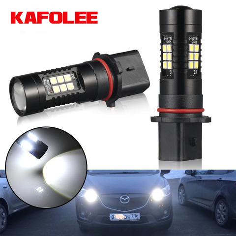 KAFOLEE 2x P13W Bulb SAMSUNG PSX26W SP13W SH24W 15W LED Fog Daytime Running Light For Skoda Yeti 5L 508 For Audi A4 B8 (CA219x2) ► Photo 1/6