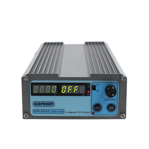 New Mini CPS-3010 30V 10A Precision Digital Adjustable DC Power Supply Switchable 110V/220V With OVP/OCP/OTP DC Power 0.01A 0.1V ► Photo 1/1