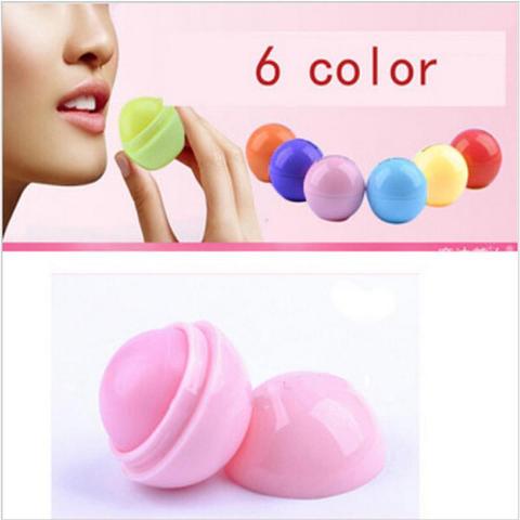 New Brand Makeup Natural Plant Sphere Lip Pomade Fruit Lip Balm Lipstick Organic Lip Ball Makeup Lipstick Gloss wholesale ► Photo 1/2