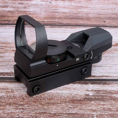 Hunting sight Hot 20mm Rail Riflescope Hunting Optics Holographic Red Dot Sight Reflex 4 Reticle Tactical Scope Collimator Sight ► Photo 1/6