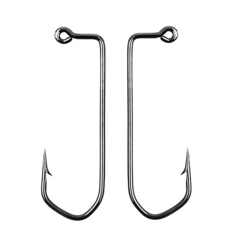 200pcs/lot Aberdeen Jig Fishing Hooks High Carbon Steel Fishing Hook Barbed 90 Degree for Crankhook Worm Lure Hook ► Photo 1/6