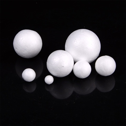 20pcs 1-4cm Modelling Polystyrene Styrofoam Foam Ball White Craft Balls For DIY Christmas Party Decoration Supplies Gifts ► Photo 1/6
