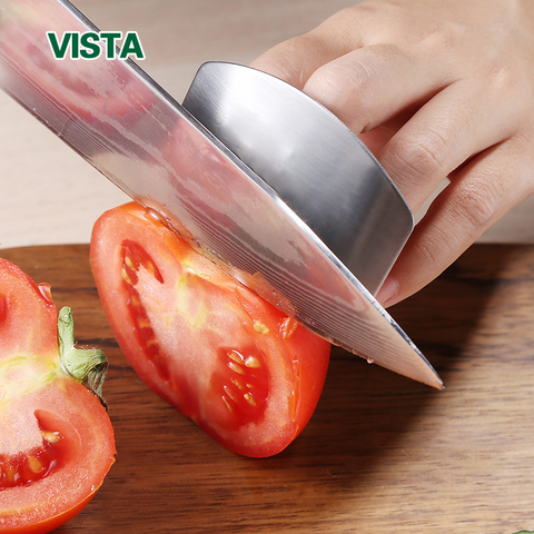 New Stainless Steel Hand Guard Finger Protector Knife Slice Chop Safe Slice Tool ► Photo 1/5