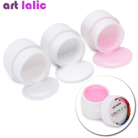 Pink White Clear 3 Color Options UV Gel Extend Nail Art Tips for Gel Nail Polish Extension Gel Primer Varnish ► Photo 1/5