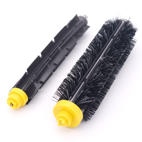 1 set of bristles and flexible brushes for iRobot Roomba 600 700 series 650 630 660 770 780 790 vacuum cleaner replacement kit ► Photo 1/6