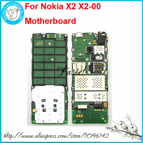 For Nokia X2 X2-00 Unlocked Origianl Mobile Phone Cell Phone motherboard Circuits main logic board  English Or Russian language ► Photo 1/4