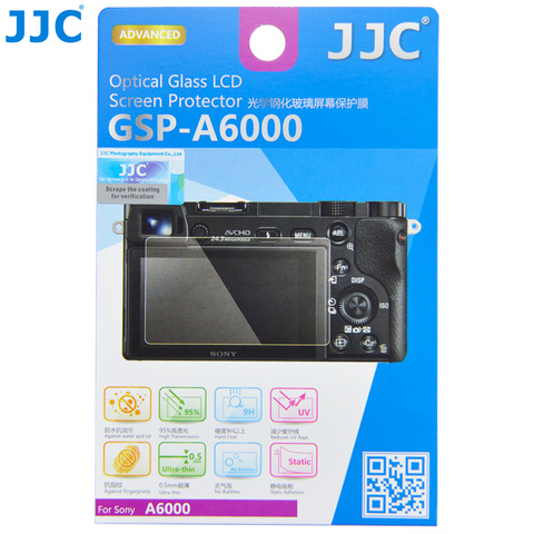 JJC Ultra-thin LCD Screen Protector For SONY A6100 A6600 A6400 A6300 A6000 A5000  0.3mm Camera Display Cover 9H Hardness ► Photo 1/6