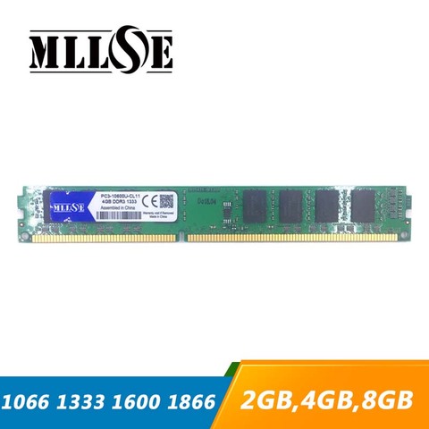 Wholesale DDR3 4GB 8GB 2GB 1066 1333 1600 1066mhz 1333mhz 1600mhz 1866mhz RAM DDR3 4GB 8GB Memory Memoria DIMM Desktop PC 4G 8G ► Photo 1/1