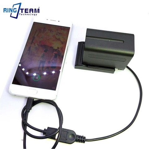 NP-F970 F750 F550 Battery Mount Cradle Holder Adapter Plate DC 5V Female USB Output for Digital Cameras / Mobile Phone / Pad ... ► Photo 1/5