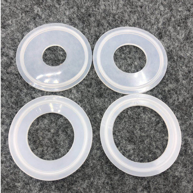 10Pcs 1.5" Sanitary Tri Clamp Silicone Gasket Fits 50.5mm OD Type Ferrule New 