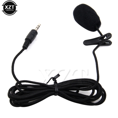 3.5 mm Stereo Jack Mini Car Microphone For PC Car Speaking Speech Lectures Microphone about 2.4m Long Cable ► Photo 1/4