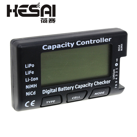 RC CellMeter-7 Digital Battery Capacity Checker LiPo LiFe Li-ion Nicd NiMH Battery Voltage Tester Checking CellMeter 7 ► Photo 1/4