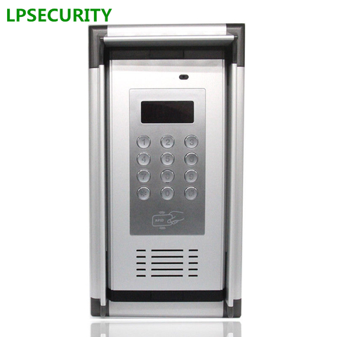 LPSECURITY 200 rooms RFID & GSM/3G Quad band audio door gate Intercom GSM Residential Gate Access Entry Apartment ► Photo 1/5