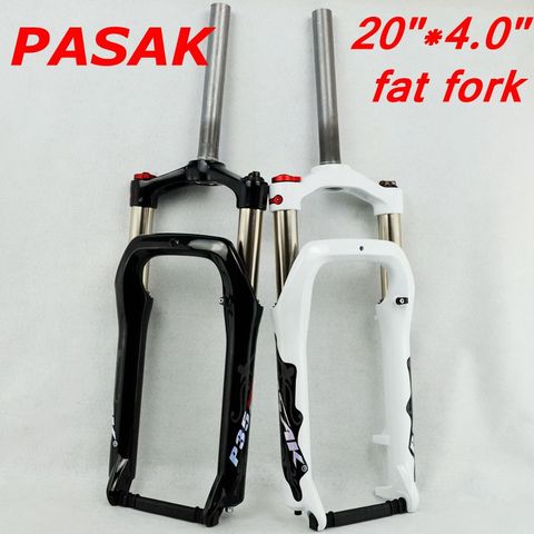 Snow MTB Moutain 20inch4.0in Bike Fork Fat bicycle Fork oil air gas Locking Suspension Forks Aluminium Alloy For 4.0