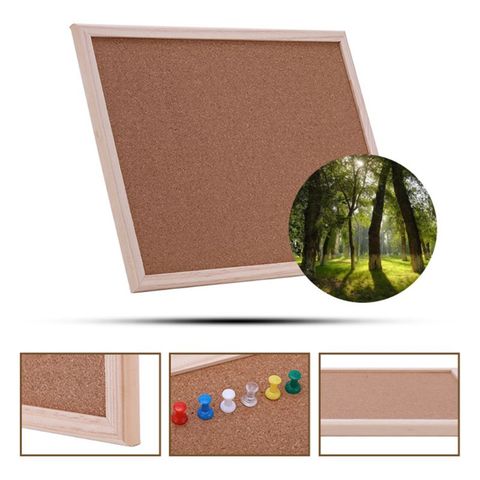 40x60cm Cork Board Drawing Board Pine Wood Frame White Boards Home Office Decorative ► Photo 1/6