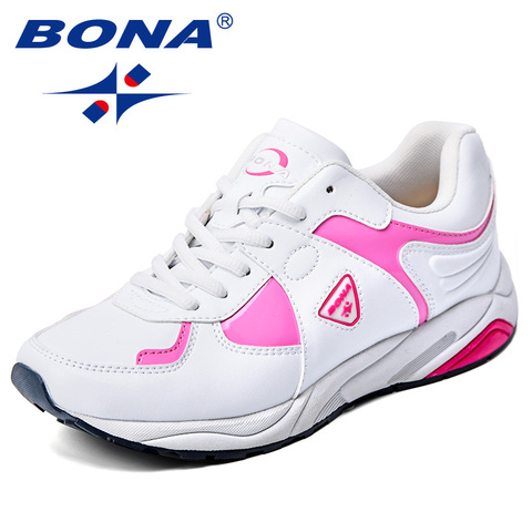 BONA New Popular Style Women Running Shoes Synthetic Lace Up Female Athletic Shoes Outdoor Lady Jogging Shoes Fast Free Shipping ► Photo 1/6