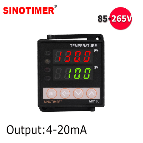 4-20mA Analog Output Universal Thermocouple PT100 Input Digital PID Temperature Controller thermostat for Heat Cool with Alarm ► Photo 1/6