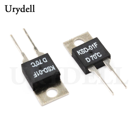 1pcs Temperature Switch KSD-01F JUC-31F Thermostat 40 45 50 55 60 65 70 75 82 85 DegC Normally Open(NO) Thermal Protector ► Photo 1/1