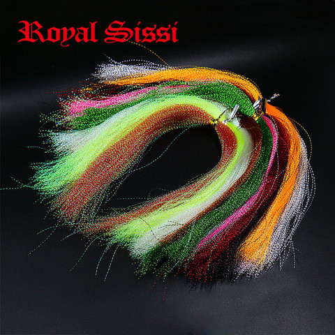 20packs 10colors assorted fly tying twisted Flashabou Holographic Tinsel big volume Flash Tinsel sabaki rig fly Tying Materials ► Photo 1/6