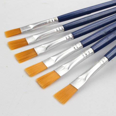 10Pcs/Set Fine Oil painting brush acrylic painting digital painting children's environmental nylon brush row pen Stationery ► Photo 1/4