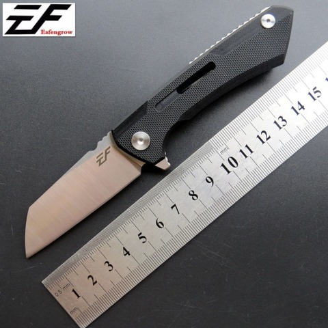 Eafengrow EF86 58-60HRC D2 Blade G10 Handle Folding knife Survival Camping tool Hunting Pocket Knife tactical edc outdoor tool ► Photo 1/1