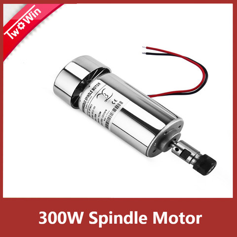 300W DC12-48V Spindle Motor 0.3kw CNC Spindle  Router Spindle Motor，Air-Cooling High Speed Motor ► Photo 1/5