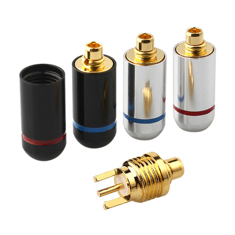 Jack MMCX Pin Connector DIY Welded Gold Plated Plug Headphone Audio Cable For UE900 SE535 SE215 W10 W20 W30 AUX Headset Adapter ► Photo 1/1