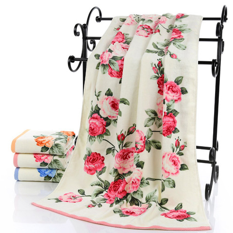 Hot sale Flower 70*140cm 100% cotton large towel bath for men luxury high quality bathroom bath towels ► Photo 1/1