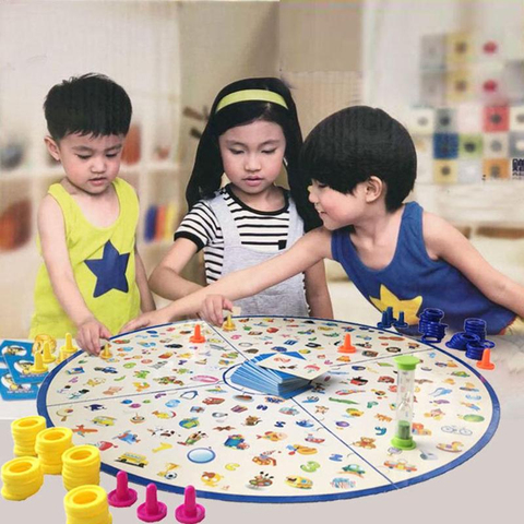 Montessori Puzzle Kids Detectives Looking Chart Board Game Plastic Puzzle Brain Training Education Game Kit Learning   Gifts ► Photo 1/6