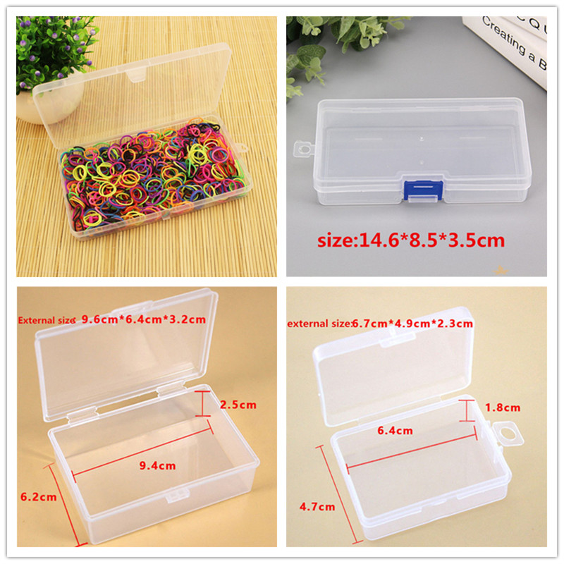 Plastic Container Box Transparent Component Screw Storage Box Organizer Box 
