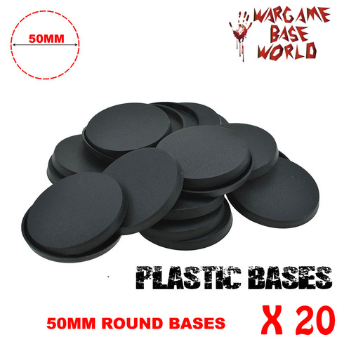 Gaming Miniatures and wargame bases 20 x 50mm bases ► Photo 1/1