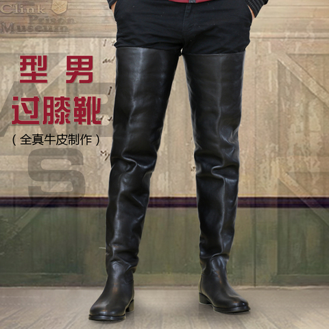 Men's High Boots Men's Pole Dance Over the Knee Boots Knights' Boots Boots Leather Boots Show Men's Boots ► Photo 1/5