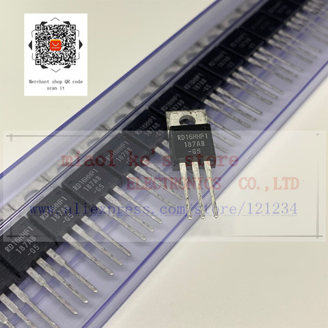 [5pcs/1lots]100%New Original; RD16HHF1 RD16HHF1-501 RD16HHF1-101 [MOSFET Transistor 30MHz,16W]Replaced 2SC3133 2SC1945 2SC1969 ► Photo 1/6