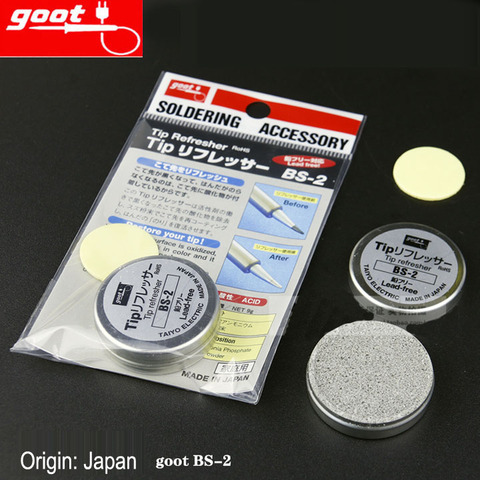 Japan GOOT BS-2 Resurrection Cream Regeneration abrasive of Soldering Tip NW 9g RoHS Tip Refresher Clean Solder Iron Head ► Photo 1/3