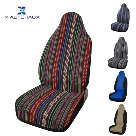 X Autohaux Univesal Front Or Whole Set Of Muti-color Auto Seat Cover For Interior Cold Winter Decoration Seat Protection Covers ► Photo 1/6
