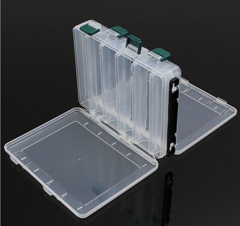 Double Sided 14/10 Compartments, KAWA Fishing Box, High Strength Transparent Visible Plastic  Box with Drain Hole, Free Shipping ► Photo 1/5
