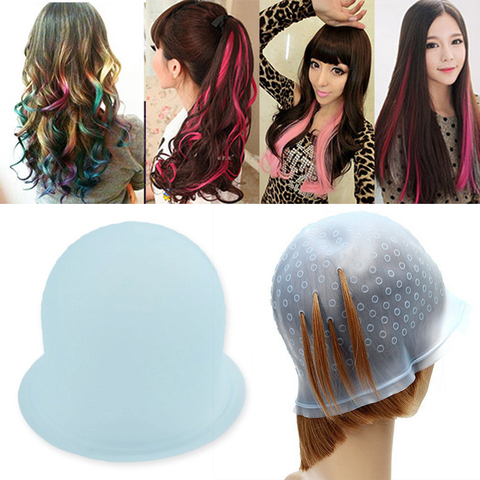 New 1pc Silicone Professional Dye Cap for Hair Extension Reusable Hair  Color Coloring Highlighting Dye Cap for Salon - Price history & Review |  AliExpress Seller - Libertyer Beautymall Store 