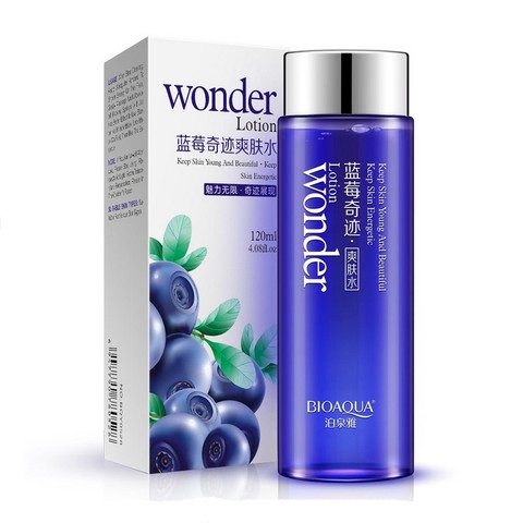Bioaqua Blueberry miracle glow wonder Face Toner Makeup water Smooth Facial Toner Lotion oil control pore moisturizing skin care ► Photo 1/6