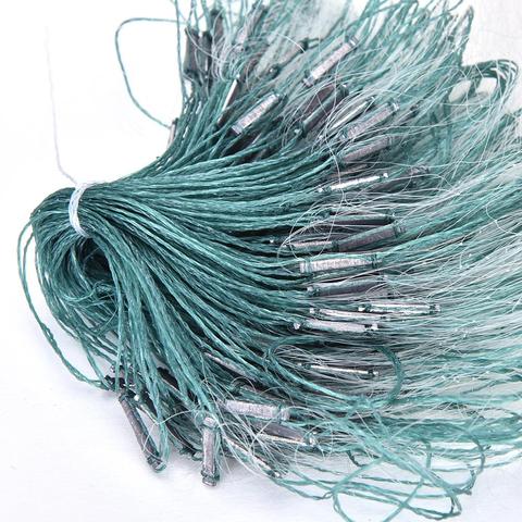 High Quality 1Pcs Chemical Fiber Nylon Fishing Net with Float Fish Trap Rede De Pesca Fish Net Accessories Tools 25m 3 Layers ► Photo 1/6