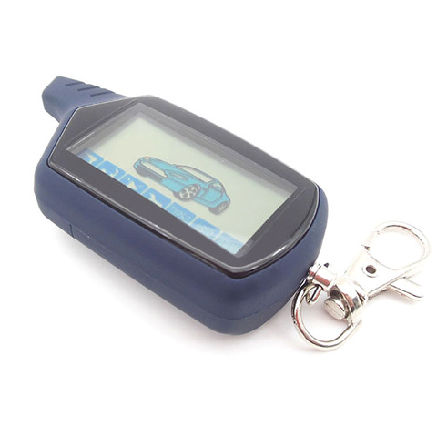 A61 2-way LCD Remote Control Key Fob Chain Keychain A61/B6 dialog Russian Vehicle Security Two Way Car Alarm System Starline A61 ► Photo 1/3