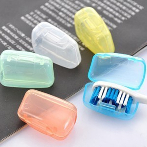 5Pcs/set Portable Toothbrush Cover Holder Travel Hiking Camping Brush Cap Case YKS Health Germproof Toothbrushes Protector ► Photo 1/5