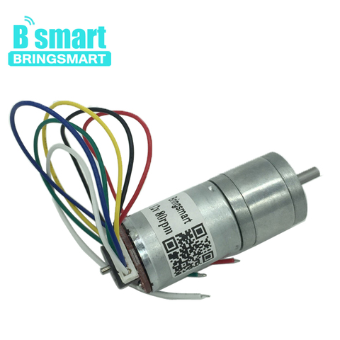 Bringsmart JGA25-371 Encoder Gear Motor 12v DC for High Torque Mini Electric Motor Micro Electric Parts for Toy ► Photo 1/6
